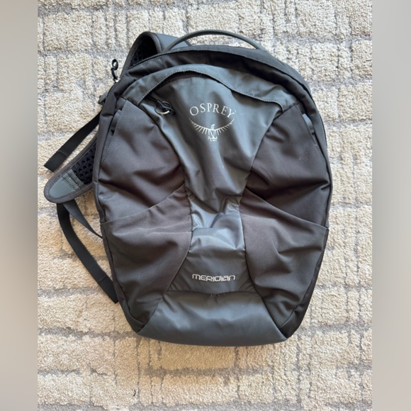 27 L Osprey Meridian Gray and Green Backpack - Picture 1 of 16